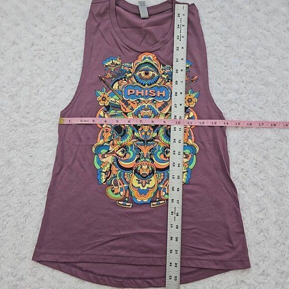 Womens size XS Phish purple multicolored psychedelic tank top music festival - Picture 4 of 7